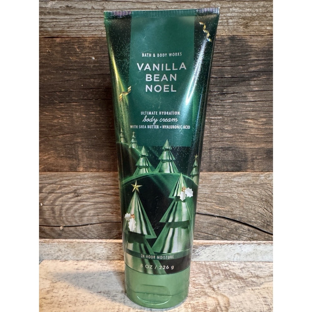 Bath & Body Works Vanilla Bean Noel Body Cream 8 oz‎ – NEW | MSRP = $18